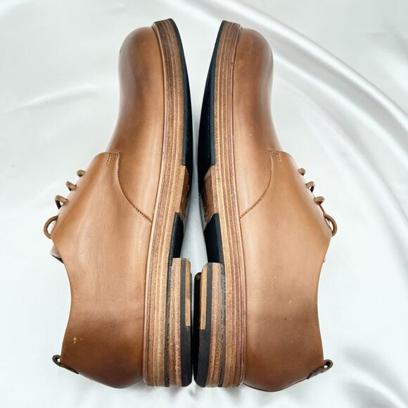 Marsèll Zucca Zeppa Braun Tan Leather Lace Up Derby Shoes Size 46 / 12 US main image 6